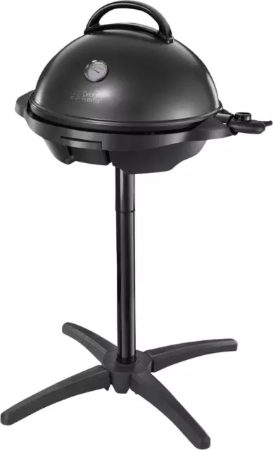 George Foreman Universal-Grill Temperaturanzeige Fettauffangschale Schwarz