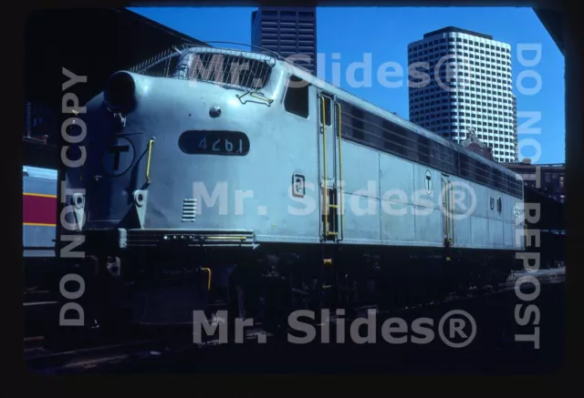Original Slide MBTA Boston Gray Paint E8A 4261 Boston MA 1980