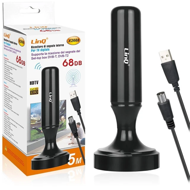 SDES-IN Mini Antenna Da Esterni Amplificata Per Tv DVB-T - Foto 9