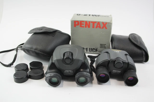 2 x BINOCULARES compactos Pentax Inc. 12x24UCF y 8x mini con estuche original FUNCIONANDO 2 x BINOCULARES compactos Pentax Inc. 12x24UCF y 8x mini con estuche original FUNCIONANDO