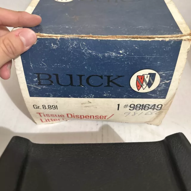 Buick Tissue Dispenser #981649 NOS with Box And Papers Skylark GS 455 Wildcat 2