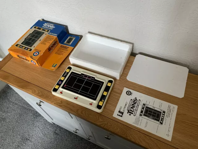 Near Mint Boxed Entex Tennis Vintage 1980 LED Game -🔥Was £500.00, Now £175.00🔥