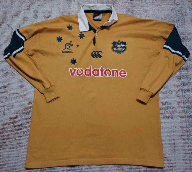 CANTERBURY ラガーシャツ 00s WALLABIES Vodafone Vintage Canterbury Wallabies Vodafone Australia Rugby | eBay