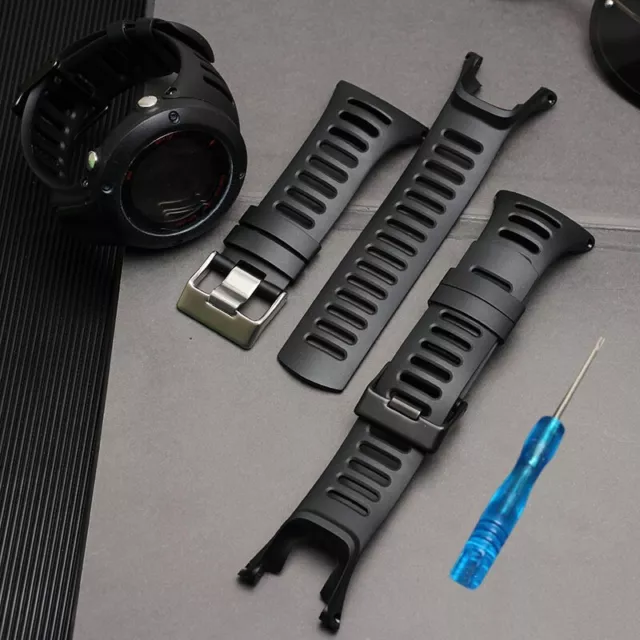 Durable Rubber Watchband for SUUNTO Ambit1/2/3 Comfortable Fit Stylish Design