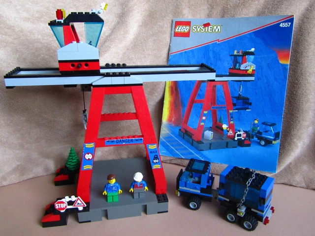 LEGO SYSTEM SET 4557 Containerkran mit Anleitung - Freight Loading ...