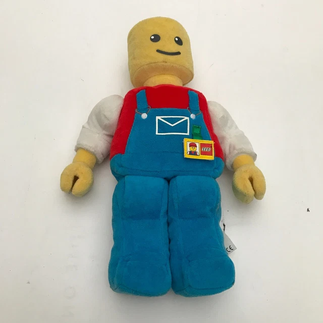 LEGO PLUSH CONSTRUCTION man 11" standing soft toy plush Moving Arms £8.
