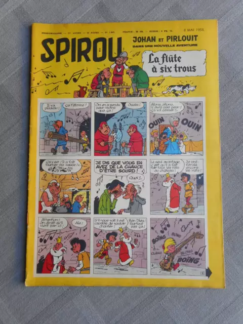 Hebdo Le Journal De Spirou N°1047 1958 En Très Bon État  / Excellent État