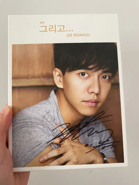 Lee Seung Gi Autographed 6TH ALBUM AND  CD+Photobook COLLECTION K-POP RARE