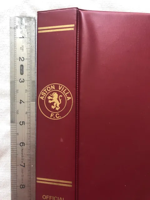 Aston Villa Supporto programma tascabile singola ufficiale 1977/80