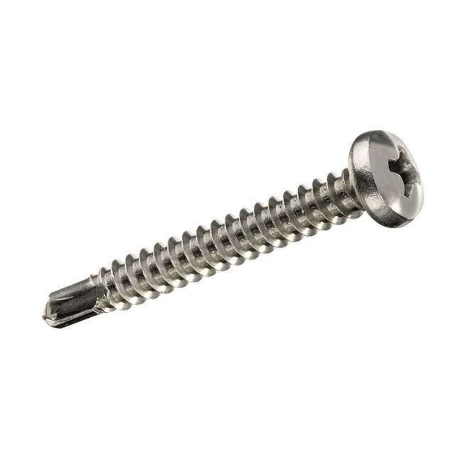 Scatola S 20 Pz. Vite Filettatura Lamina Cr Autot. 3,5x19mm Fadix