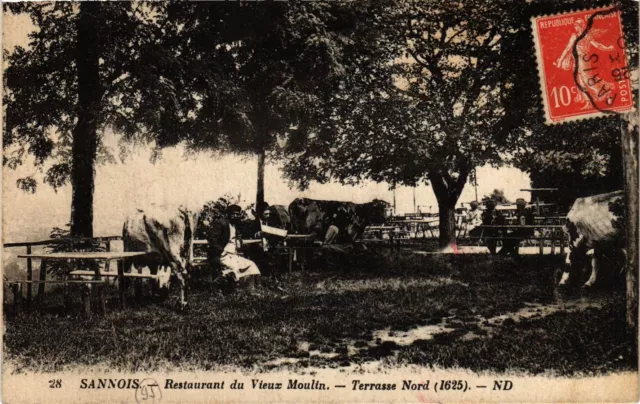 CPA Sannois - Restaurant du Vieux Moulin - Terrasse Nord (1625) (290527)