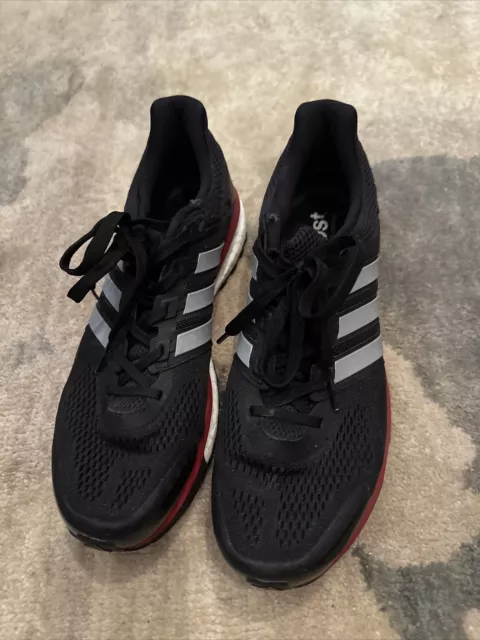 MEN'S ADIDAS SUPERNOVA Glide 5 Red & White Adiprene Running Shoes