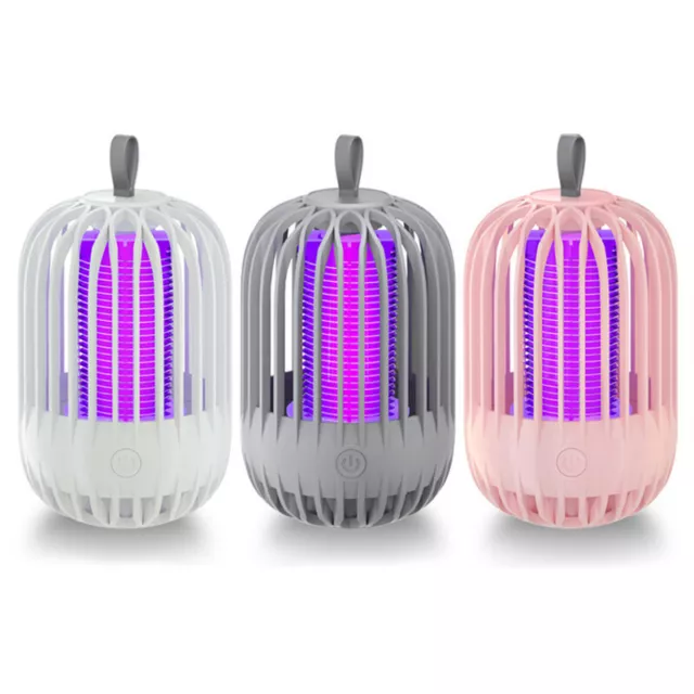 Mosquito Killer Lamp Electric Rechargeable Zapper Bug Fly Insect Trap UV Light U