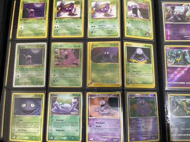 COMPLETE MEGA GRIMER BINDER COLLECTION + Extras! 1st Ed Vintage Pokemon ...