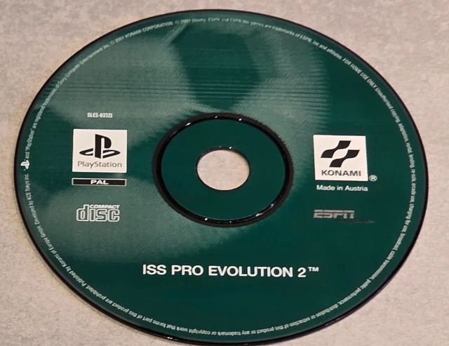 ISS Pro Evolution Per PlayStation 1 (PS1) - PAL Italiano Completo Di Copertina E Istruzioni