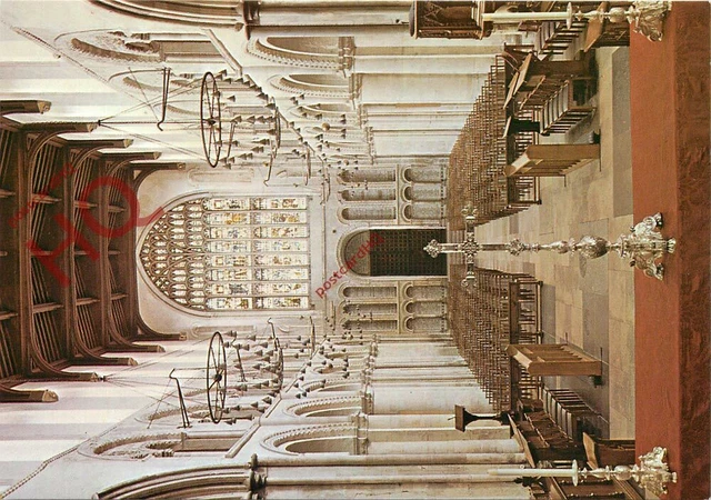 Picture Postcard~ Rochester Cathedral, the Nave Looking West