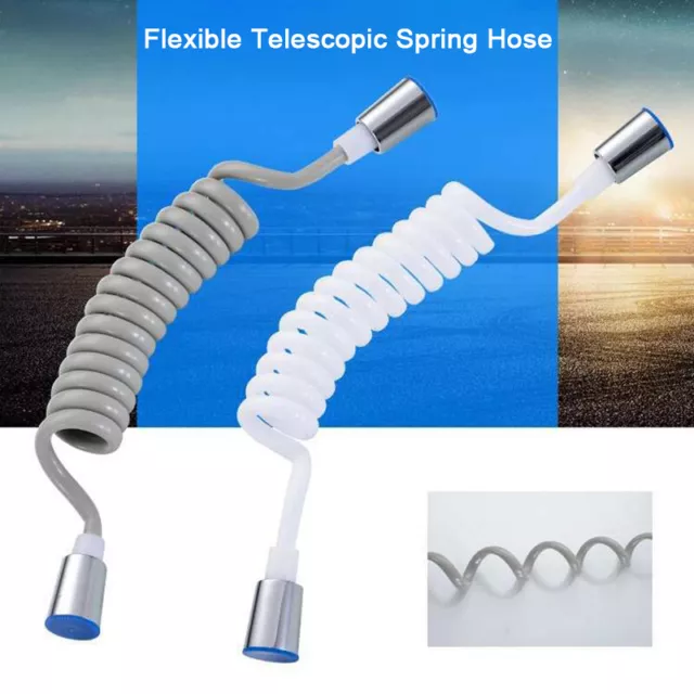 Telephone line shower hose spring flexible water lines bathroom accessory.EL