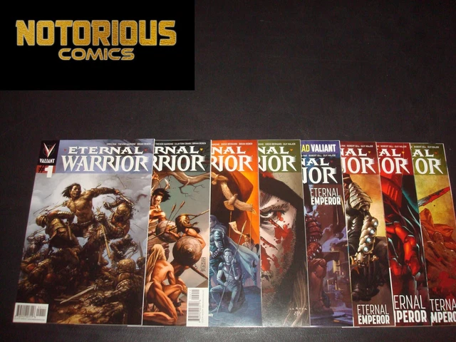 Eternal Warrior 1-8 Complete Comic Lot Run Set Greg Pak Valiant Collection
