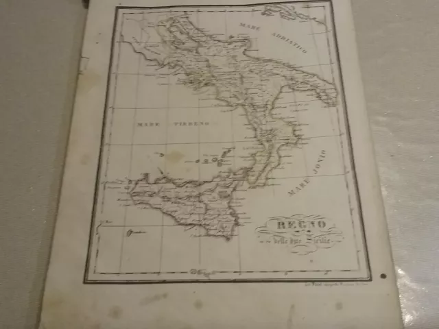 Potel Atlante Universale Di Geografia Antica E Moderna Napoli 1850-48 Tavv Su 50