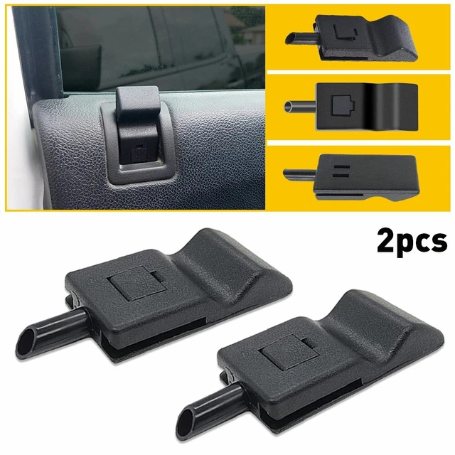 2x Door Lock Knob Post Pin Black For Chevy/GMC Silverado/Sierra 07-13 Front Rear