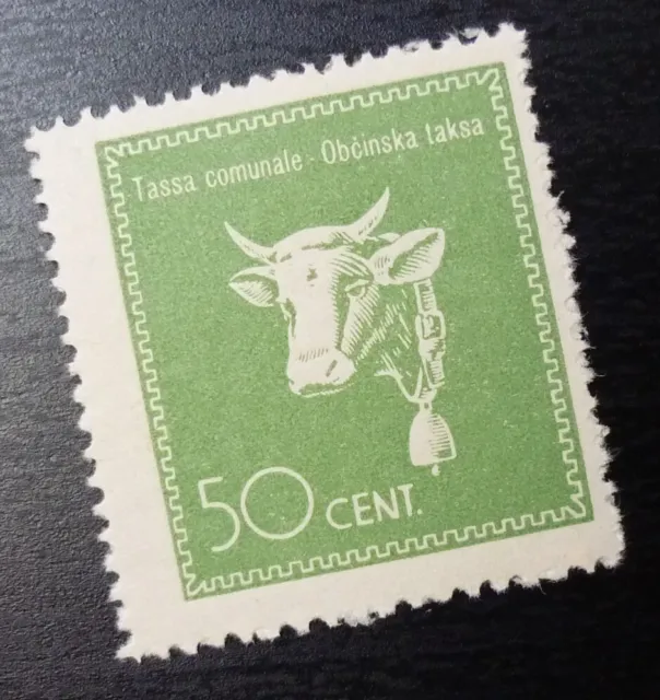 Slovenia c1942 Italy WWII Yugoslavia Livestock Revenue MNH Stamp-Animal Cow R A1
