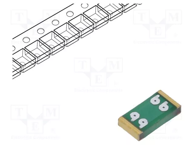 32VAC Cuivre 63VDC SMD 3,2x1,6mm Sécurité : Schmelz 15A Fusible