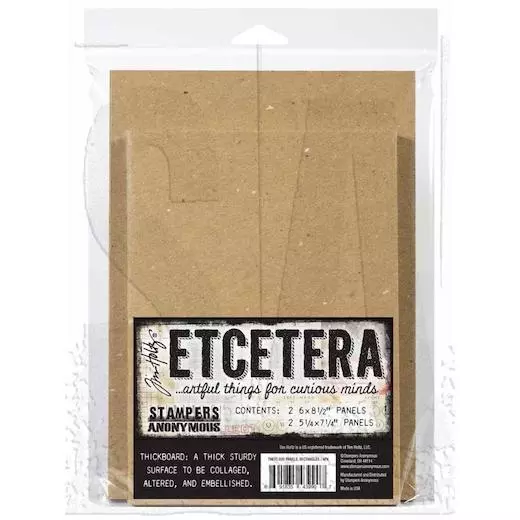 Tim Holtz Etcetera Paneele - Rechtecke 4 Stck. THETC020