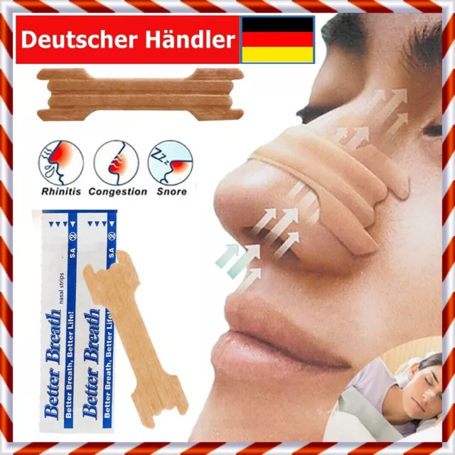 Nasenpflaster Better Breath Nasal Strips Pflaster Besser Atmen Schnarchen