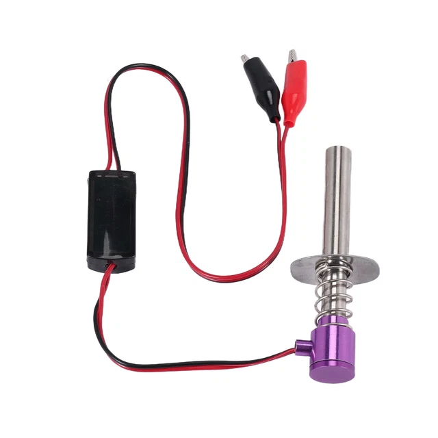 Allumeur électronique 6V-24V Pour Voiture RC Nitro - Bougie De Préchauffage, Démarreur Amélioré Violet