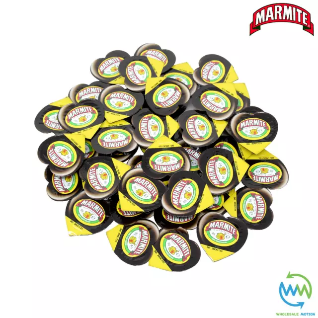 MARMITE Yeast EXTRACT Vegan SPREAD Portion POT 8G Single Individual UNILEVER