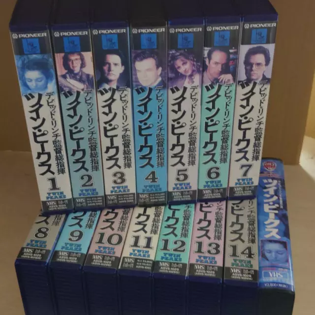 TWIN PEAKS: All 14 volumes&Bonus Video Two Japanese original VHS RARE 2203 M