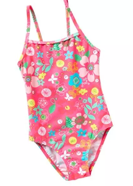 Playshoes Flowers Girl's Swimming Costume 128cm (2246)