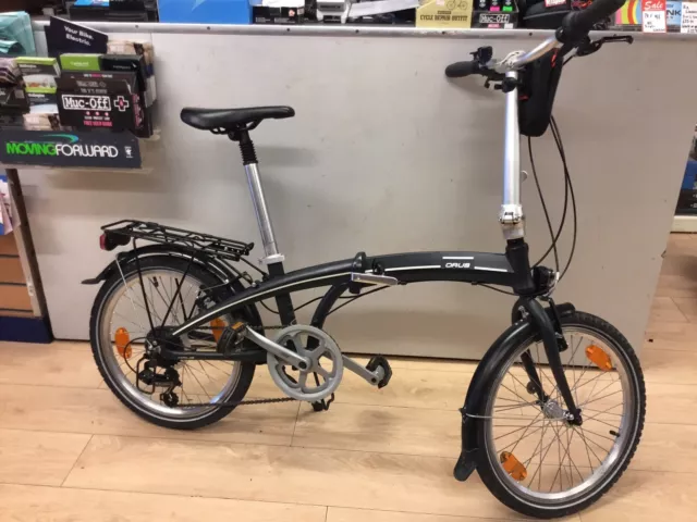 USED ORUS FOLDING Bike 20 Wheel Dark Grey Unisex Folding Commute Bike 220.00 PicClick UK