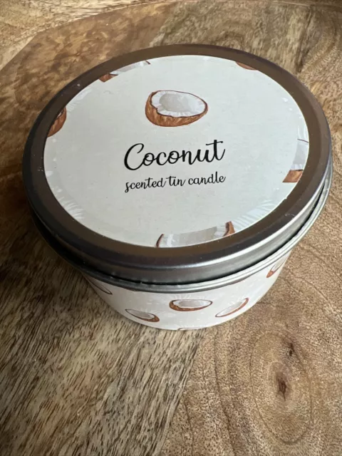 Coconut Scented Tin Candle 🥥 NEW