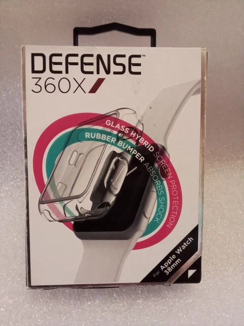 Defense 360X, Rubber Bumper Protector for Apple Watch 38mm