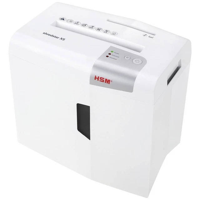 HSM shredstar X5 Aktenvernichter Partikelschnitt 4.5 x 30 mm 18 l Blattanzahl