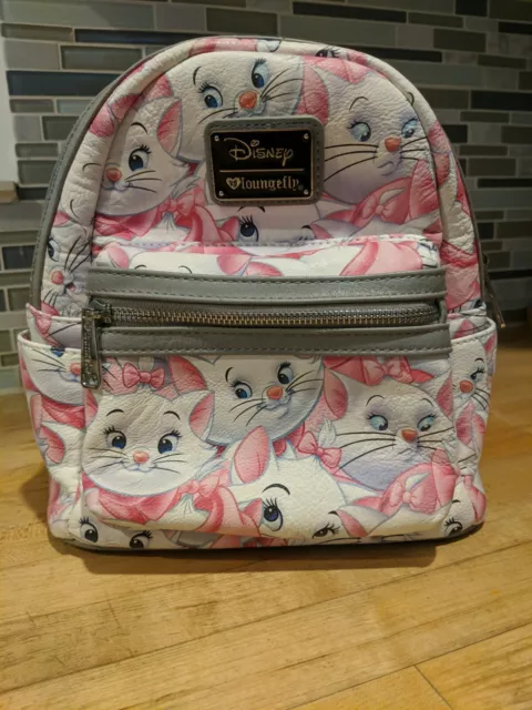 Disney Loungefly The Aristocats Marie All Over Mini Backpack AOP Exclusive
