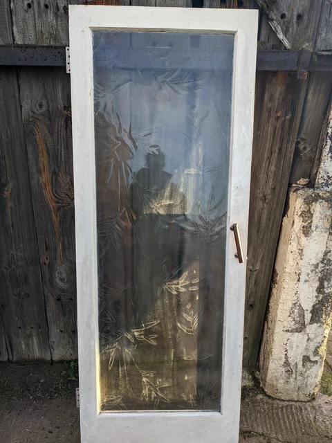 Reclaimed 1930's Single Pane Glass Internal Door