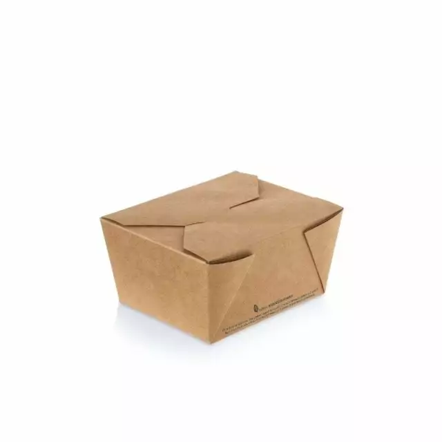 TT Takeaway brown food box salad gift container leak proof for picnic,party