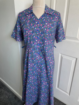 40 Nuovo Multicolore shiftkleid SHIRT ABITO Dre ALBERO e Cavallo Giardino ABITO DONNA TG 