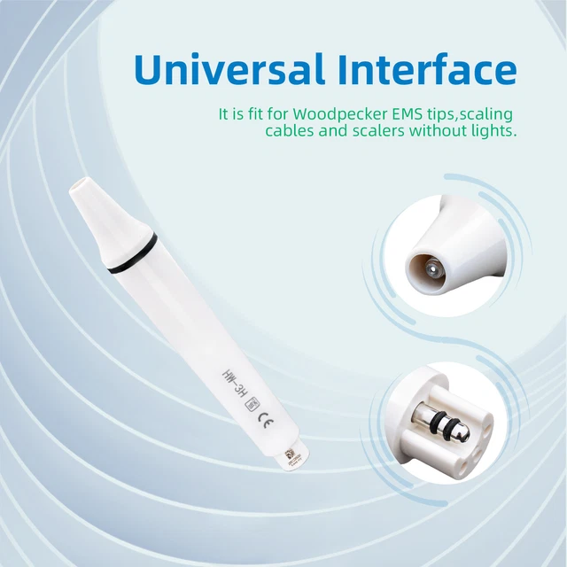 5 Ultrasonic Dental Scaler Tips - Fit EMS Cavitron/DTE SATELEC, Piezoelectric