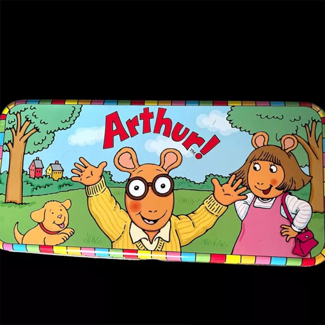 Schylling Collection Arthur! Marc Brown Metal Pencil Box 1997