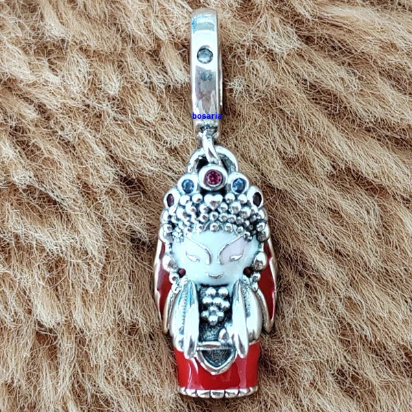 Authentic 925 Sterling Silver Country Exclusive Chinese Opera Dangle Charm NEW