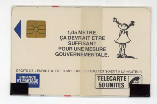 Télécarte Publique - F83 - Enfance et partage Fille - 50 unités - NSB