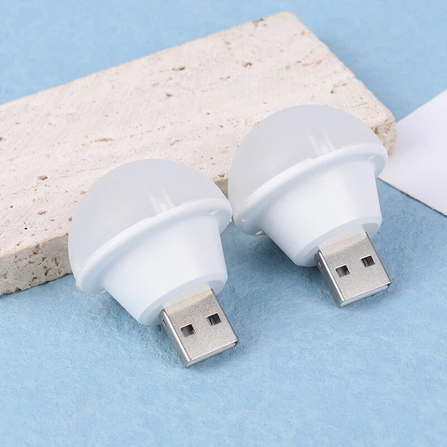 1 pz luce notturna LED USB computer lampada LED protezione occhi lettura luce notturna