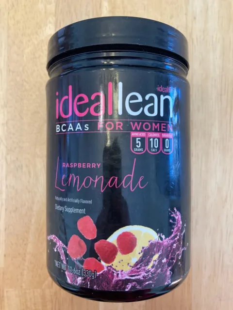 IdealFit IdealLean BCAA para mujer - mezcla de aminoácidos en polvo limonada frambuesa
