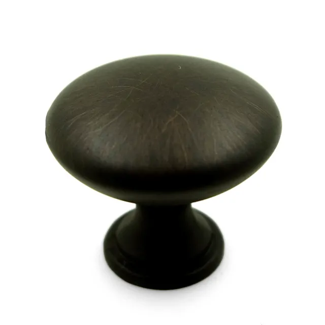 1-1/8" Knob Oil Rubbed Bronze TraditionalMushroom Cabinet Handle 2775 Door