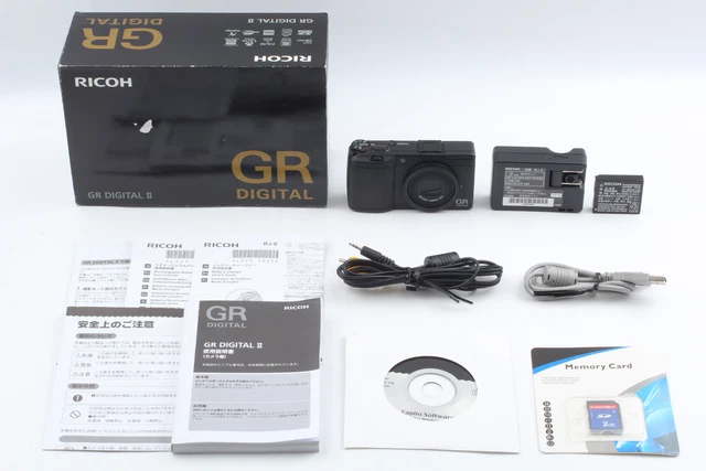 [ Top MINT w/ New SD ] SH :1394  RICOH GR DIGITAL II 10.1MP Camera  From JAPAN 2