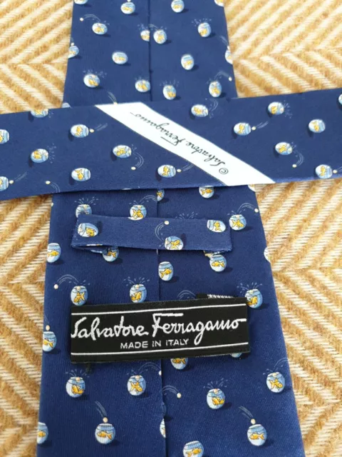 Salvatore Ferragamo Silk Tie 9.5cm