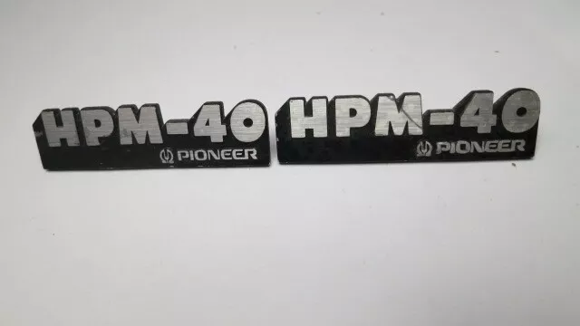 Pioneer HPM-40 Speaker Logo Badges